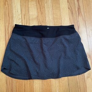 black golf skirt